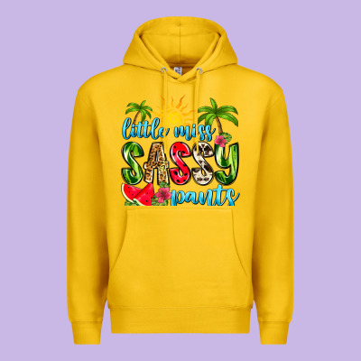Little Miss Sassy Pants Premium Hoodie Designed By Zillion Design Studio