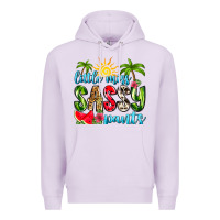 Lilac little miss sassy pants Premium Hoodie - Zillion Design Studio