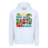 White little miss sassy pants Premium Hoodie - Zillion Design Studio