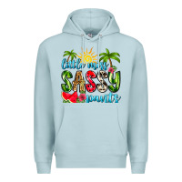 Blue Mist little miss sassy pants Premium Hoodie - Zillion Design Studio