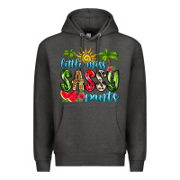 Charcoal Heather little miss sassy pants Premium Hoodie - Zillion Design Studio