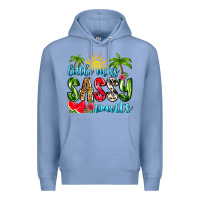 Colony Blue little miss sassy pants Premium Hoodie - Zillion Design Studio