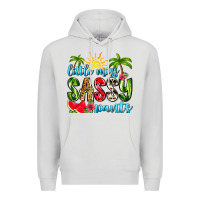 Dove Grey little miss sassy pants Premium Hoodie - Zillion Design Studio