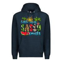 Navy little miss sassy pants Premium Hoodie - Zillion Design Studio