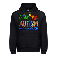 Black fight for autism awareness Urban Hoodie - Zillion Design Studio