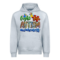 Heather Grey fight for autism awareness Urban Hoodie - Zillion Design Studio