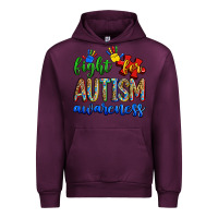 Mauve Wine fight for autism awareness Urban Hoodie - Zillion Design Studio