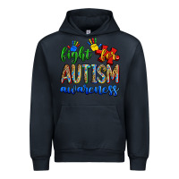 Navy fight for autism awareness Urban Hoodie - Zillion Design Studio