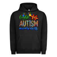 Pigment Black fight for autism awareness Urban Hoodie - Zillion Design Studio