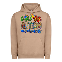 Pigment Burro fight for autism awareness Urban Hoodie - Zillion Design Studio