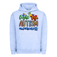 Pigment Grape Ice fight for autism awareness Urban Hoodie - Zillion Design Studio