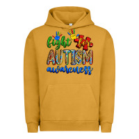 Pigment Peanut Butter fight for autism awareness Urban Hoodie - Zillion Design Studio