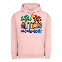 Pigment Salmon fight for autism awareness Urban Hoodie - Zillion Design Studio