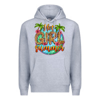 Heather Grey hot girl summer Premium Hoodie - Zillion Design Studio