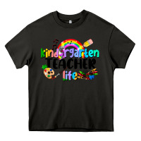 Asphalt Kindergarten Teacher Life Heavy Core Tee - LillyAllenDesigns