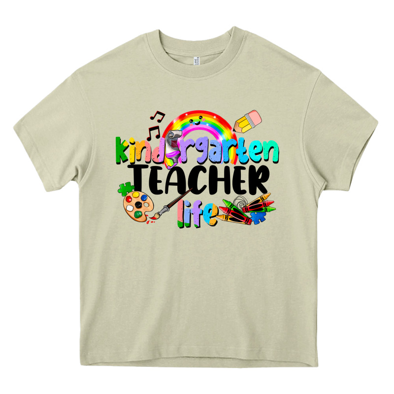 Kindergarten Teacher Life Heavy Core Tee by LillyAllenDesigns | Teevron