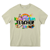 Mossy Kindergarten Teacher Life Heavy Core Tee - LillyAllenDesigns