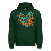 Forest Green fall vibes heart Urban Hoodie - RanaPortraitStore