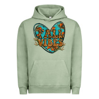 Pigment Oil Green fall vibes heart Urban Hoodie - RanaPortraitStore