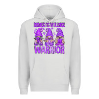 Dove Grey Domestic Violence Warrior Gnomes Premium Hoodie - texasbilliewilder