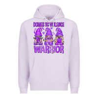 Lilac Domestic Violence Warrior Gnomes Premium Hoodie - texasbilliewilder