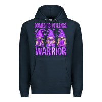 Navy Domestic Violence Warrior Gnomes Premium Hoodie - texasbilliewilder