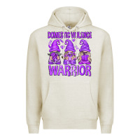 Oatmeal Heather Domestic Violence Warrior Gnomes Premium Hoodie - texasbilliewilder