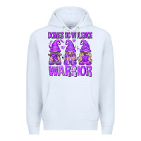 White Domestic Violence Warrior Gnomes Premium Hoodie - texasbilliewilder