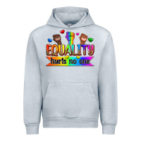 Heather Grey equality hurts no one Urban Hoodie - Zillion Design Studio