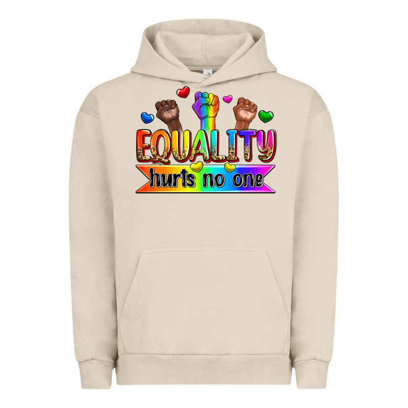 Equality Hurts No One Urban Hoodie by Zillion Design Studio | Teevron