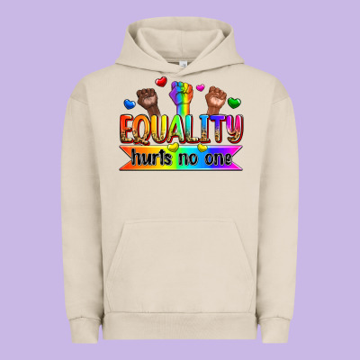 Equality Hurts No One Urban Hoodie Designed By Zillion Design Studio