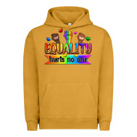 Pigment Peanut Butter equality hurts no one Urban Hoodie - Zillion Design Studio