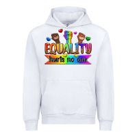 White equality hurts no one Urban Hoodie - Zillion Design Studio