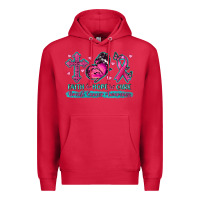 Cardinal Faith Hope Cure Breast Cancer Awareness Premium Hoodie - texasbilliewilder