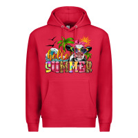 Cardinal hello summer cow Premium Hoodie - Zillion Design Studio