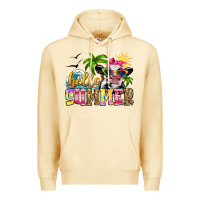 Pina Colada hello summer cow Premium Hoodie - Zillion Design Studio