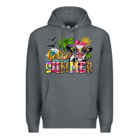 Rock hello summer cow Premium Hoodie - Zillion Design Studio