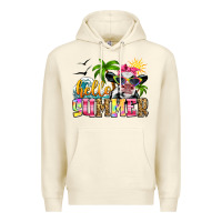 Sandshell hello summer cow Premium Hoodie - Zillion Design Studio