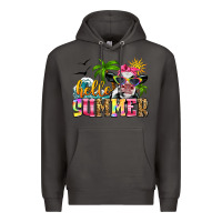 Smoke hello summer cow Premium Hoodie - Zillion Design Studio