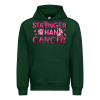 Forest Green Stronger Than Cancer Urban Hoodie - texasbilliewilder