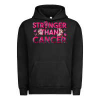 Pigment Black Stronger Than Cancer Urban Hoodie - texasbilliewilder