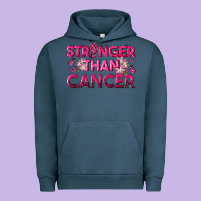 Stronger Than Cancer Urban Hoodie Designed By Texasbilliewilder