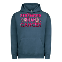 Pigment Midnight Navy Stronger Than Cancer Urban Hoodie - texasbilliewilder