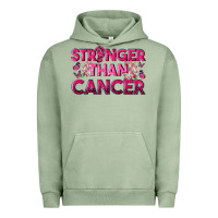 Pigment Oil Green Stronger Than Cancer Urban Hoodie - texasbilliewilder