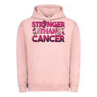 Pigment Salmon Stronger Than Cancer Urban Hoodie - texasbilliewilder