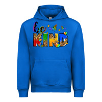 Cobalt be kind Urban Hoodie - Zillion Design Studio