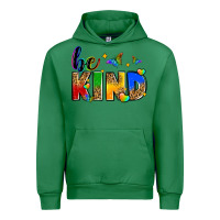 Emerald be kind Urban Hoodie - Zillion Design Studio