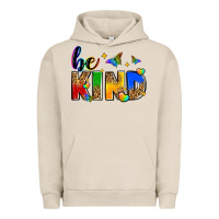 Pigment French Oak be kind Urban Hoodie - Zillion Design Studio