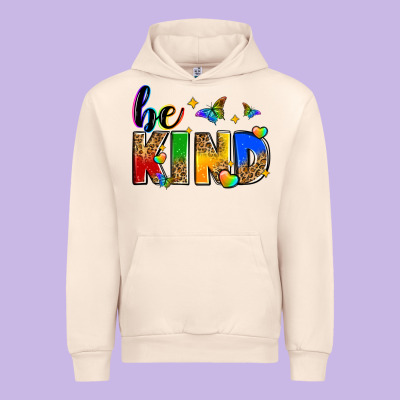 Be Kind Urban Hoodie Designed By Zillion Design Studio