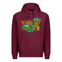 Burgundy weekend hooker Premium Hoodie - AdoDesignShop